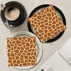 40Pcs Giraffe Print Party Napkins Giraffe Print Theme Party Paper Napkins Disposable Party Napkins Set Giraffe Print Paper Luncheon Napkins Giraffe Print Theme Party Supplies