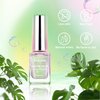 RARJSM Aurora Chrome Nail Polish Chameleon Nail Powder Liquid Metallic Mirror Effect Pink Green Iridescent Chrome Nail Powder for Polish White Pearl Mermaid Glitter Nail Art Quick Dry 5ML 0.17FLOZ