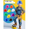 150 Pack Kids Plastic Construction Hat Bulk Worker Helmet Hard Hat Builder Hat for Boys Girls Construction Birthday Dress up Party Supplies (Color Style 2 (10 Colors))