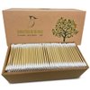 Beautiful Mind Organic Bamboo Cotton Swabs – Value Pack of 500 – Eco-Friendly, Biodegradable – Vegan, Non Plastic Qtips– Kraft Paper Box (Drawer Box)