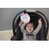 Three Little Tots – Flower Stop No Touching Baby Car Seat Sign or Stroller Tag - CPSIA Safety Tested