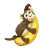 KONG Pull-A-Partz Pals 2 Toys in 1 Dog Toy (Monkey)