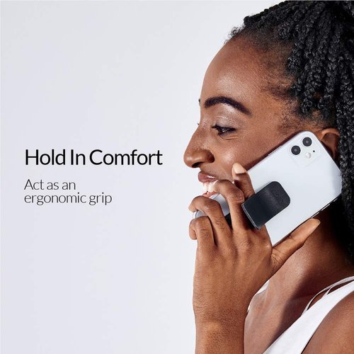 Moft Adhesive, Reusable, Lightweight, Multi-Angle Two-in-One Stand and Comfortable Grip for Phones and Kindles
