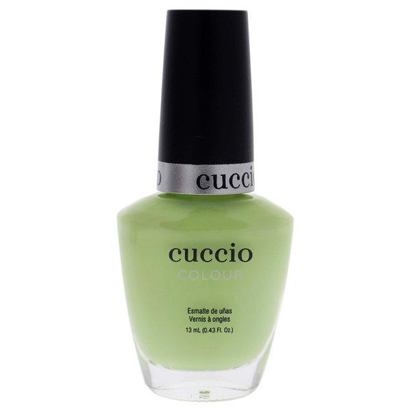 Cuccio Colour Nail Polish - In The Key Of Lime - Nail Lacquer for Manicures & Pedicures, Full Coverage - Quick Drying, Long Lasting, High Shine - Cruelty, Gluten, Formaldehyde & 10 Free - 0.43 oz