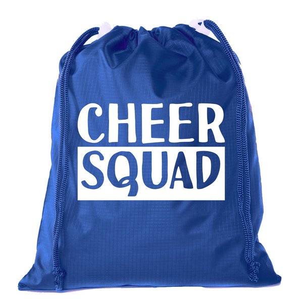 Mini Cheer Drawstring Bag Pom and Cheer Goodie Bag Team Cheer and Pom Cinch Bags