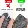 9-Packs Soap Pocket Exfoliating Soap Saver Pouch, Body Scrubber Rough Sponge Exfoliator for Bath or Shower, Gray Mesh Bar Soap Foam Lather Pouch