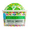 Fizz and Bubble, Bubble Bath Sundae, 7oz. (1-Pack) - Scented Bath Bomb, Moisturizing for Dry Skin, Soothing, Nourishing, Handmade Gift Ideas for Her (Tropical Smoothie)