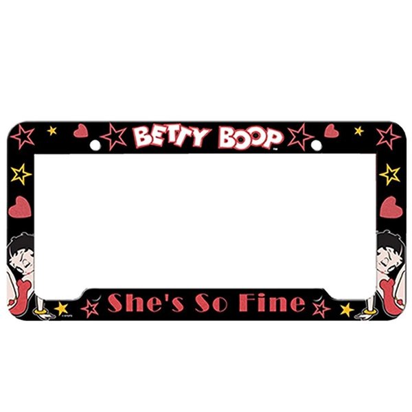 Betty Boop Glitter License Plate Frame