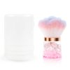 heemeei Nail Dust Brush, Pink Rose Soft Dust Brush for Nails, Nail Art Dust Powder Remover Brush, Nail Duster Brush Makeup Brushes Manicure Brush Clean Up Tools Nail Art Brush…