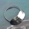 Iaceble Boho Silver Leaf Hair Tie Hairband Ponytail Holder Hair Rope Minimalist Leaf Hair Band Rope Metal Feather Hair Scrunchies Hair Tie Decorative Hair Accessories for Women and Girl Headdress