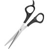 Dockapa, Professional Stainless Steel Comfort Grip, All-Purpose, Straight Office Craft Scissors for DIY(Black)