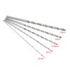 5Pcs 150mm-160mm Extra Long Twist Drill Bit High Speed Steel Straight Shank Tool Sets 2-5 mm for Wood Plastic and Aluminum