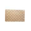 N'icePackaging 100 Qty 4" x 6" Decorative Flat Paper Gift Bags - White Polka-Dot on Brown Kraft Bags - For Sales/Treats/Parties Cookies/Gifts