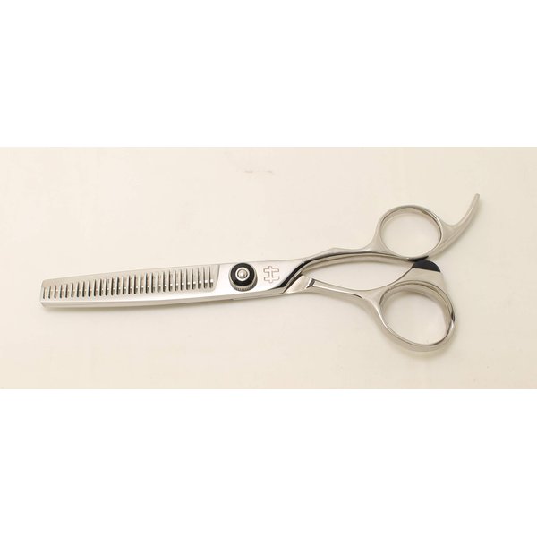 Hitachi Pro Japanese Stainless Steel Professional Thinning Shears-Scissors/Texturizing & Haircut Thinning/Aircraft Alloy Handle/30 Cutting Teeth/Salon/Stylist//Cosmetology/Barber 6.0" Right Hand