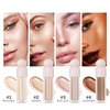 Hocossy Liquid Highlighter Natural Glow For Face & Body, Waterproof Moisturizing Light Liquid Luminizer For Long Lasting Shimmer, Contour Highlighter Stick Easy to Apply with Cushion Applicator