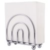 Paper Napkin Holder Tissue Dispenser for Kitchen Countertops, Dining Table, Picnic Table, Indoor & Outdoor Use, Chrome Finish (Classic)