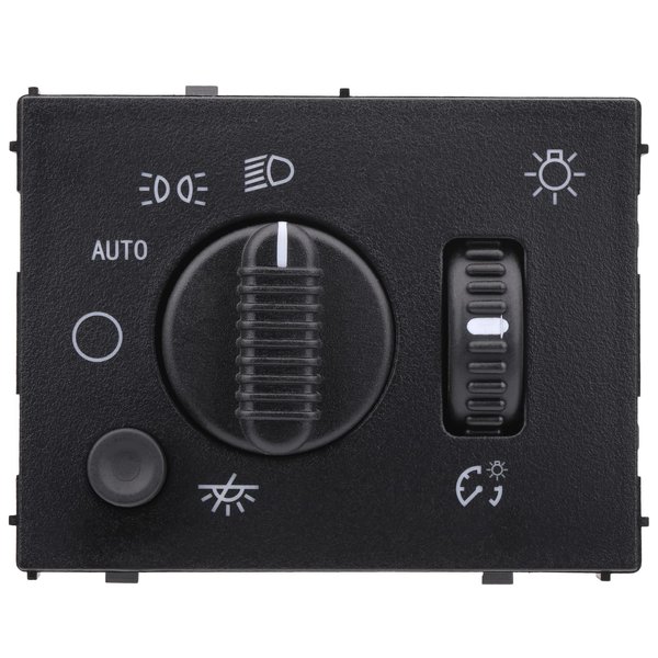 Obaee Headlight Dimmer Switch Headlamp Control Compatible with Chevy Chevrolet Silverado Suburban Tahoe Avalanche GMC Sierra Yukon Cadillac Escalade 2003-2007 Replaces 19381535/15194803 Bluish LED