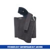 DeSantis Apache Ankle Rig, Gun Holster for Small Frame Revolvers, Fits RUGER LCR 2", S&W BODYGUARD 38 2", Wide Elasticized Leg Band, Wear Inside the Ankle, Right-Handed Holster, Unisex, Black