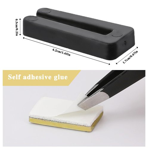 KALIONE Ceiling Fan Blade Balancing Kit Including Fan Balancing Clips and 12pcs Metal Self-Adhesive 3G Weight Practical Fan Balance Kit for Ceiling Fan Weight Balancing 4pcs