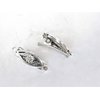 Generic Set of 2 extra tiny small silver metal alligator hair clip for fine thin hair
