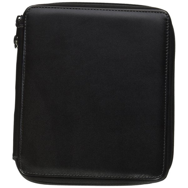 Speedball Art Products Genuine Leather Storage Case for Pencils, Markers, Pens and Art Supplies Holds Up to 72 Standard Pencils, Black