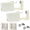 2 Pack Ear Piercing Gun Kit | Disposable Sterile Ear Piercing Kit | Painless Ear Piercing Gun Tool with Cubic Zirconia Studs (5mm)