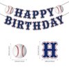 Baseball Party Decorations, Baseball Birthday Party Decorations Includes Happy Birthday Banner Baseball Table Decorations and Hanging Swirls, Baseball Themed Party Decorations