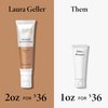 LAURA GELLER NEW YORK Spackle Super-Size - Bronze - 2 Fl Oz - Illuminating Tinted Skin Perfecting Makeup Primer with Hyaluronic Acid - Long-Wear Foundation Face Primer