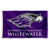 UWW Warhawks Wordmark College Flag