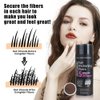 Hair Fibers for Thinning Hair for Women All-Natural Hair Building Fibers 0.98 Oz Hair Volume Powder Bald Spot Cover Up for Men & Women (Black）