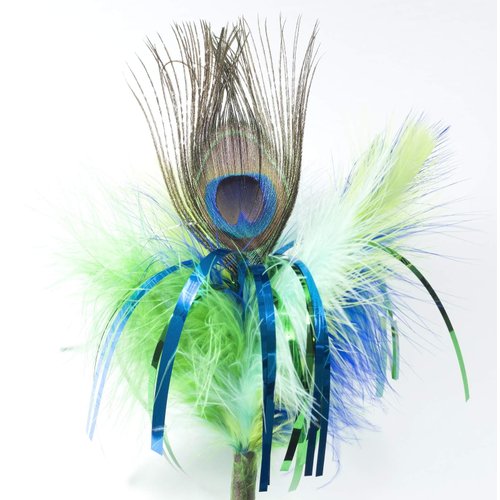 GoCat Peacock Sparkler Cat Toy, 18 in, Assorted Colors