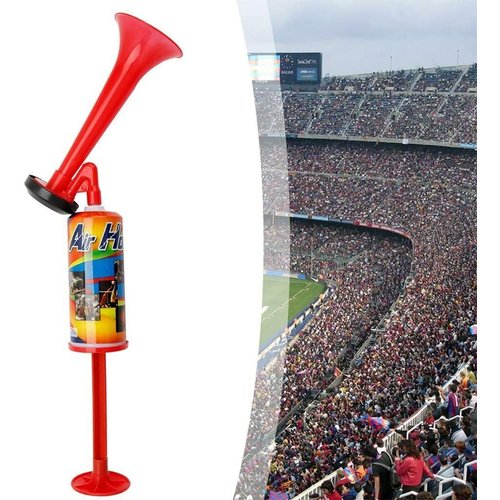 Air Horn Noise Maker Graduation Handpush Horn, Airhorn for Boating Camping Party Supplies Xmas Holiday Celebration Favors Soccer Sports Games