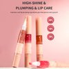 6 Colors Shimmer Lip Gloss Set, High Shine Glitter Lipstick with Soft Brush, Long Lasting Plumping Lipgloss, Hydrating, Moisturizing, Non-Sticky and Lightweight Formula for Lip Color, Iridescent