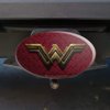 GRAPHICS & MORE Justice League Movie Wonder Woman Logo Oval Tow Trailer Hitch Cover Plug Insert