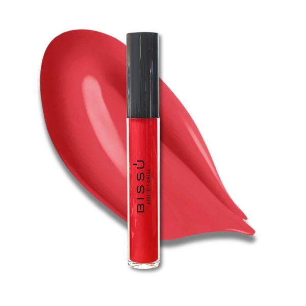 Bissú Lip Gloss for plumper looking lips, High shine finish, Non-Sticky, Vegan formula, Pick from 12 beautiful lip gloss shades (Chispa)