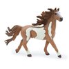 MODEBESO® Realistic Animal Figures Playset,Horse Figurines,Hand Painting Horse Figures,Educational Toy,Cake Toppers Christmas Birthday Gift for Kids Todllers (Pinto Horse)