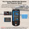 Radiolink R4FGM V2.1 2.4Ghz 4 Channels RC Gyro Receiver for Mini RC Cars 400m Long Range Control for RC Remote Controller RC8X/RC6GS V3/RC4GS V3