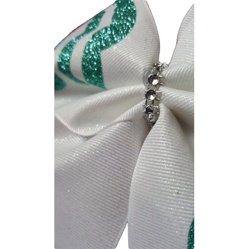 Cheer Bows White Sparkly Got Cookies? Girl Scouts Hair Bow