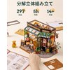 Rolife DIY Miniature House Kit for Adults, Mini Wooden Dollhouse Kit, Bakery Tiny House Diorama Building Kits-Birthday Christmas Craft Hobbies Gift for Teens Kids (Tipsy Restaurant)