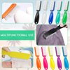 10 Pcs Handle Grip Nail Brush, NICEMOVIC Hand Fingernail Cleaner Brush Manicure Tools Scrub Cleaning Brushes Kit, Use for Toe and Nail Cleaning (Random Colors)