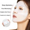 SKINQUEEN Bio-Collagen Deep Mask, Bio Collagen Face Mask, Pure Collagen Films Korean Deep Hydrating Firming Overnight Hydrogel Mask, Improve Moistur, Elasticity and Wrinkle (6Pcs)