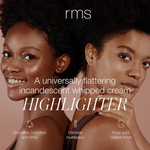 RMS Beauty Master Radiance Base - Hydrating & Skin Firming Illuminating Highlighter Makeup Cream with Light-Reflecting Pearls for Glowing, Radiant Skin - Rich (0.50 fl oz)