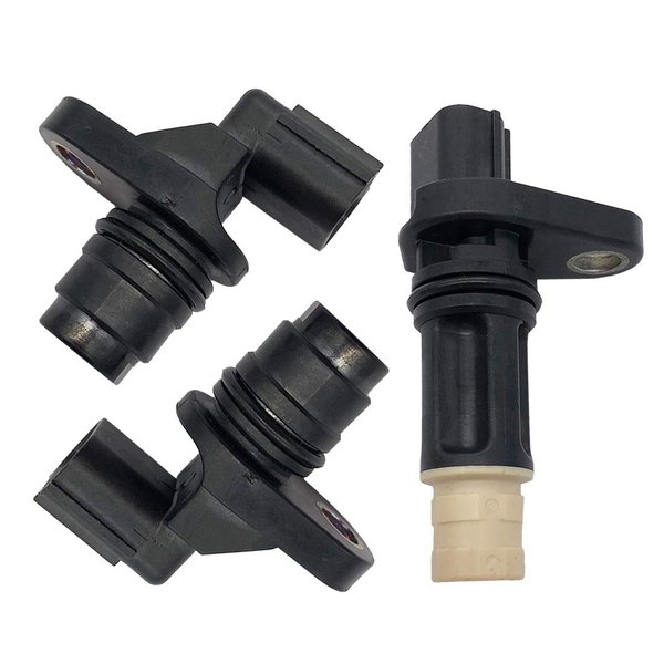 GERMBAN 3pcs Set Camshaft/Crankshaft Position Sensor Replacement for Honda Accord Civic CR-V Crosstour for Acura ILX TSX 37510-R40-A01 37500-R40-A01