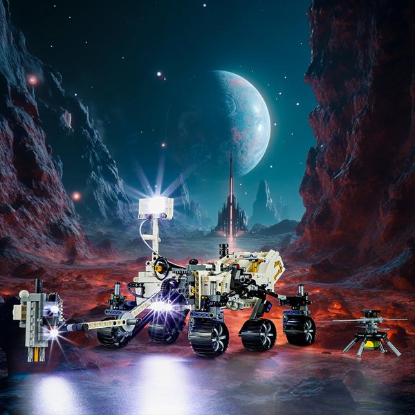 BRIKSMAX Led Lighting Kit for LEGO-42158 NASA Mars Rover Perseverance - Compatible with Lego Technic Building Set- Not Include Lego Set