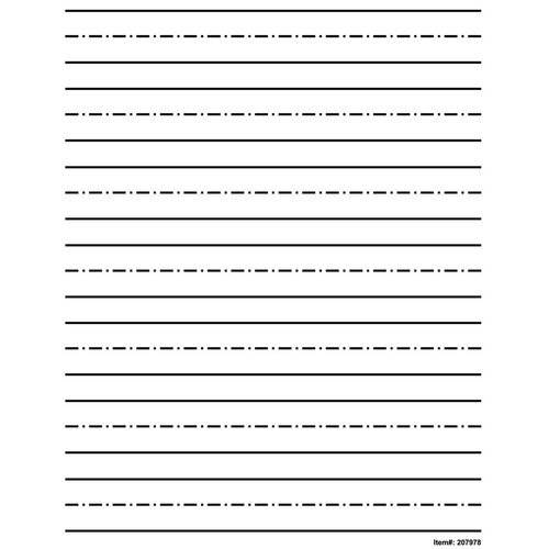 Low Vision Practice Writing Paper- Extra Bold Line