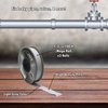 JACO ThreadPro PTFE Thread Seal Tape - 1/2" x 100 ft. (Mega Roll, 3 Pack) | Professional-Grade Thread Sealant (Cool Gray)
