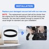 FNKTQL Vacuum Belt for Eureka PowerSpeed Lightweight Vacuum Cleaner, Replace Parts E0205, Replacement Belts for Eureka Model NEU180, NEU180B, NEU181, NEU182A, NEU182, NEU182B, NEU186 (2 Pack)