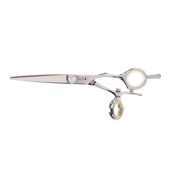 Cricket Centrix Roc-It Dog 360 600 6 inch Pivoting Thumb Shear Professional Stylist Hair Cutting Scissor Stainless Steel