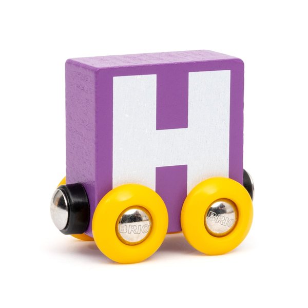 BRIO – Letter Train H | Wooden Train Set Accessory Toy for Kids Age 2 Years Up