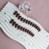 Brown Press on Nails Short Oval Nails,KXAMELIE Acrylic Nails Glue on Nails Short Almond,Soft Gel Nails Strong Nails Press ons,Fake Nails for Girls Stick on Nails for Women in 24PCS